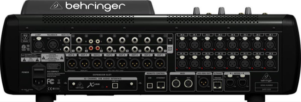 Behringer X32 Compact 40-Channel Digital Mixer
