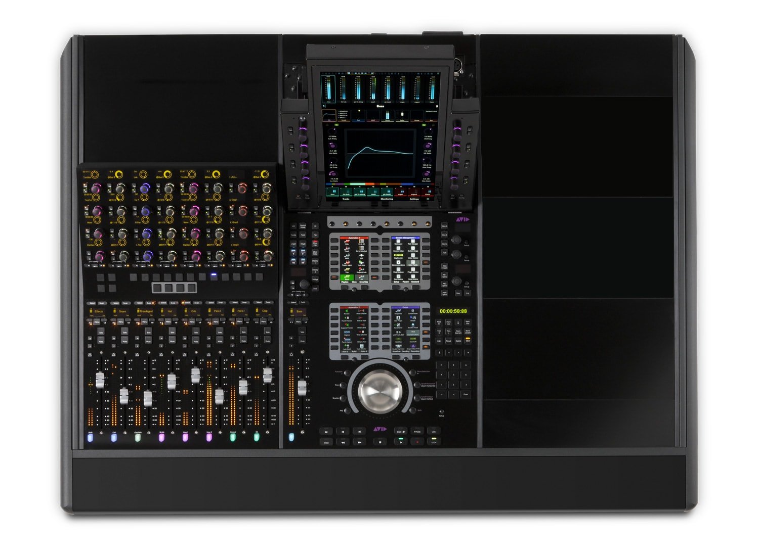 Avid S4 8-Fader Semi-Modular Control Surface Base