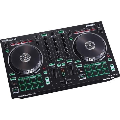 Roland DJ-202 2-Channel, 4-Deck DJ Controller & Full version of Serato DJ